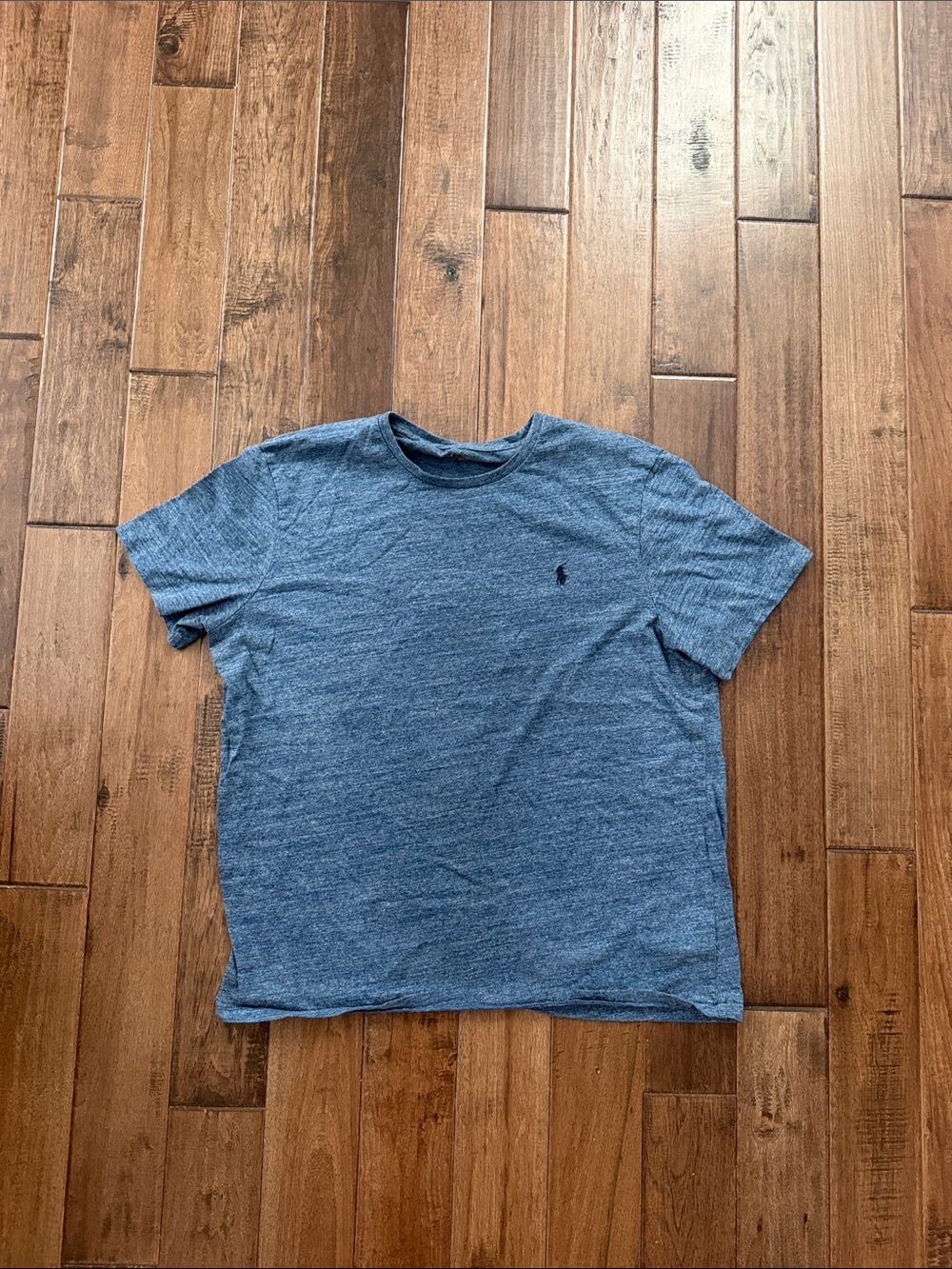 Polo by Ralph Lauren Heather Blue Crew Neck Short Sleeve Tee